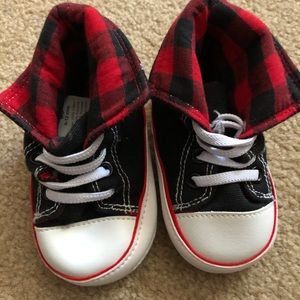 Sz 6-12M Soft Sole Hi-Tops
